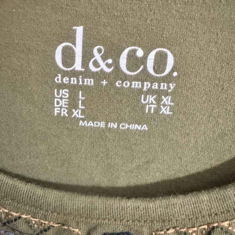 D&Co Olive Green Top